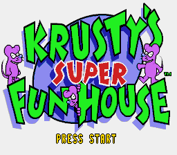 Krusty's Super Fun House (USA, Europe) (Rev A)
